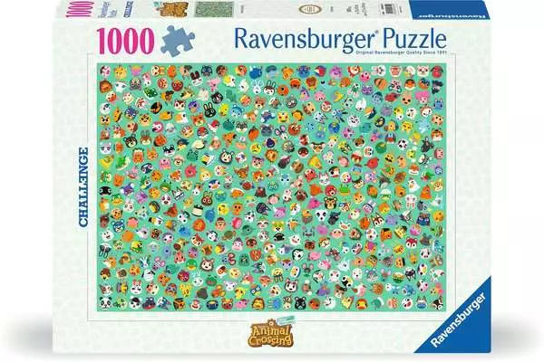 Ravensburger Challenge Animal Crossing 1000 Piece Jigsaw Puzzle