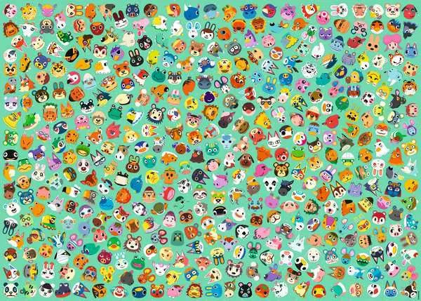 Ravensburger Challenge Animal Crossing 1000 Piece Jigsaw Puzzle