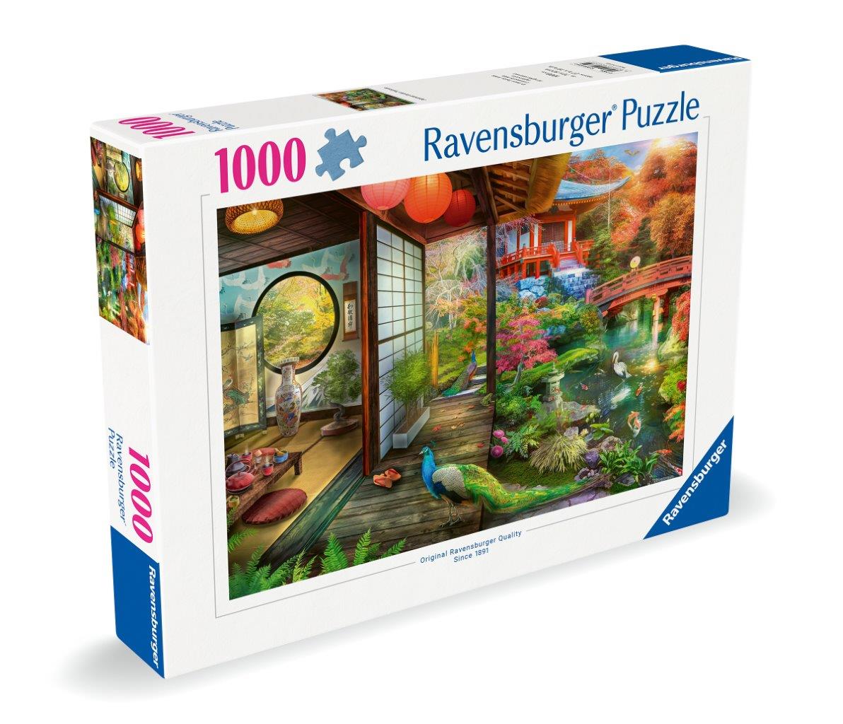 Ravensburger Japanese Garden Teahouse 1000 Piece Jigsaw Puzzle