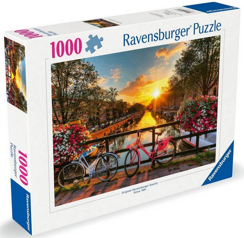 Ravensburger Bicycles in Amsterdam 1000 Piece Jigsaw Puzzle