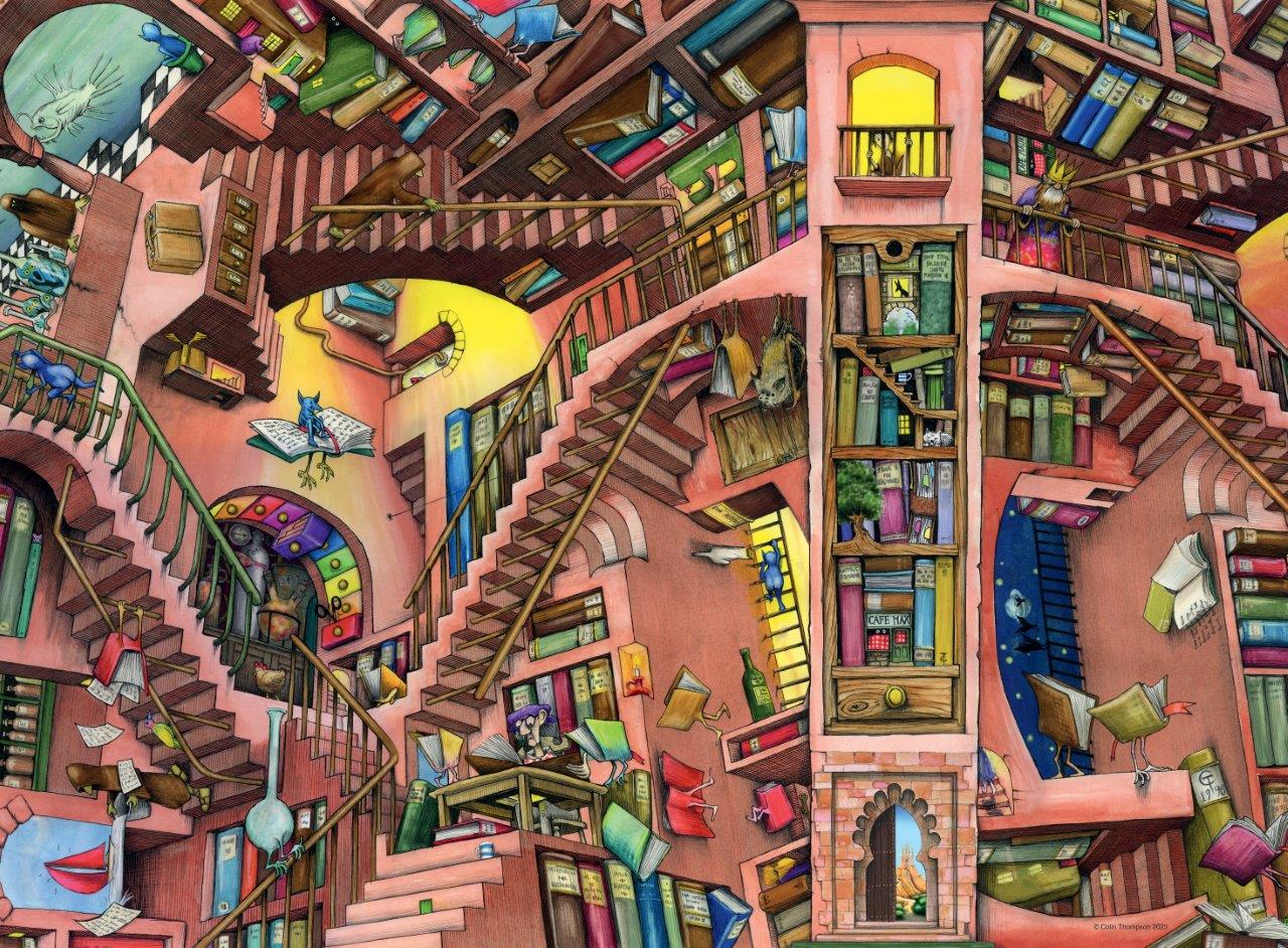 Ludicrous Library 500pc puzzle