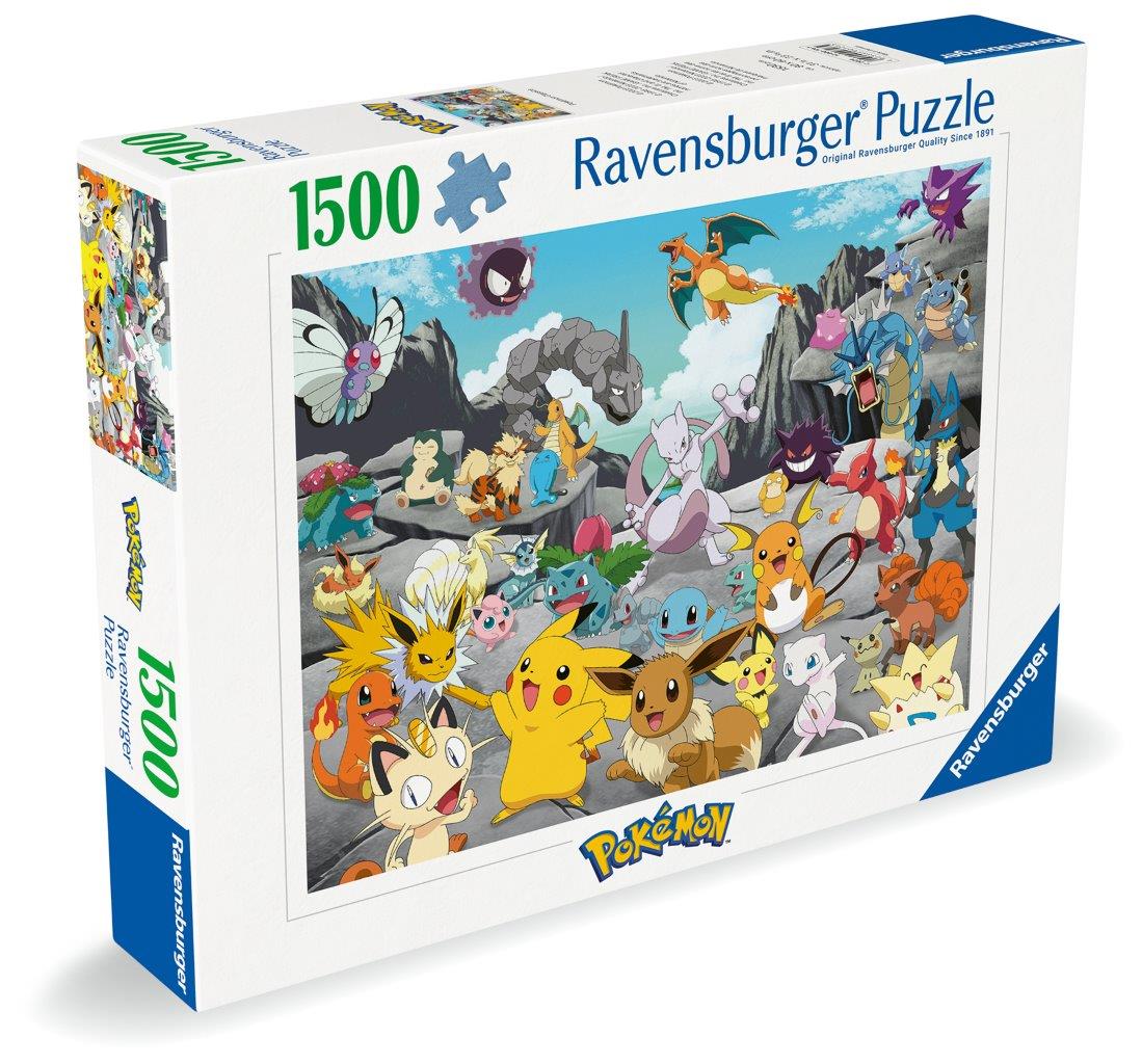 Ravensburger Pokemon Classics 1500 Piece Jigsaw Puzzle
