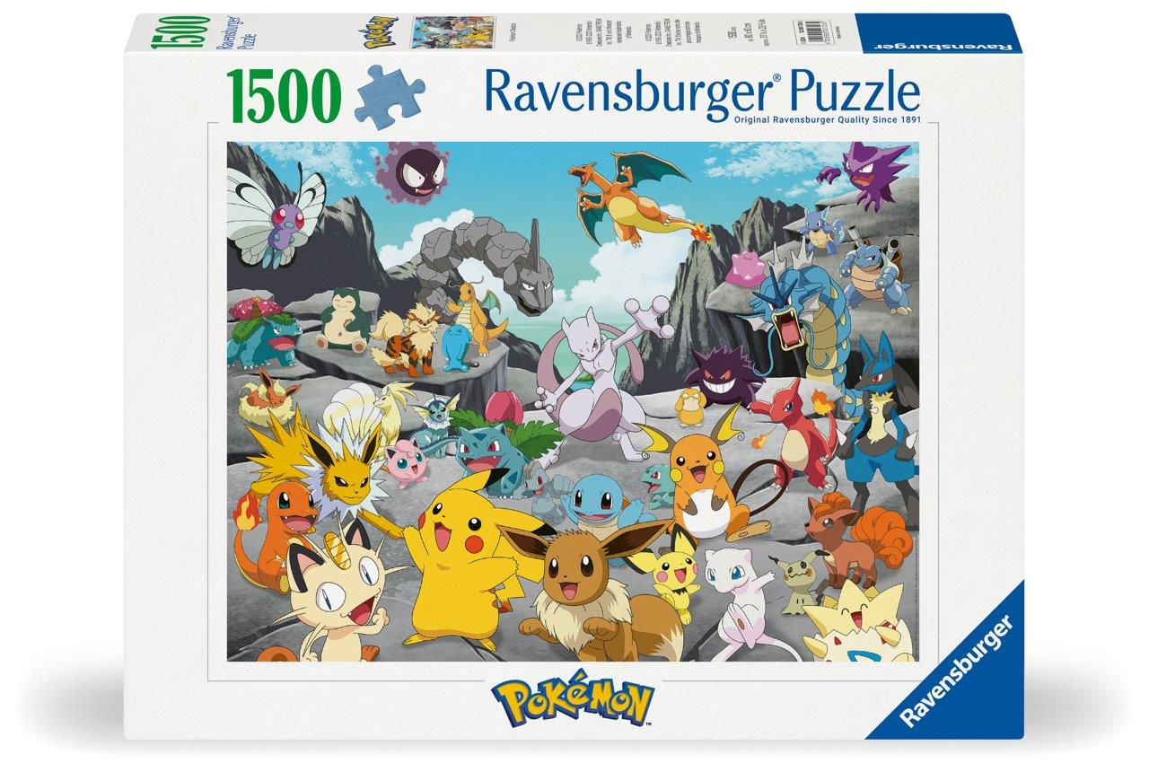 Ravensburger Pokemon Classics 1500 Piece Jigsaw Puzzle