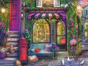 Ravenburger Love letters Chocolate Shop 1500 Piece Jigsaw Puzzle