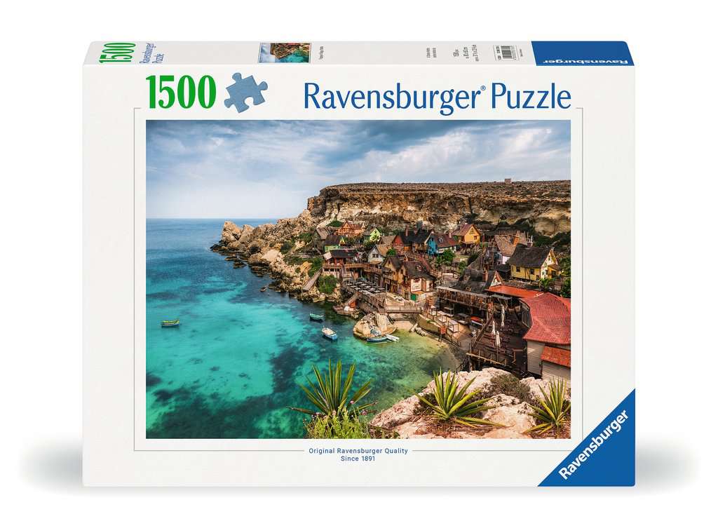 Ravensburger Popey Village Malta 1500 Piece Jigsaw Puzzle