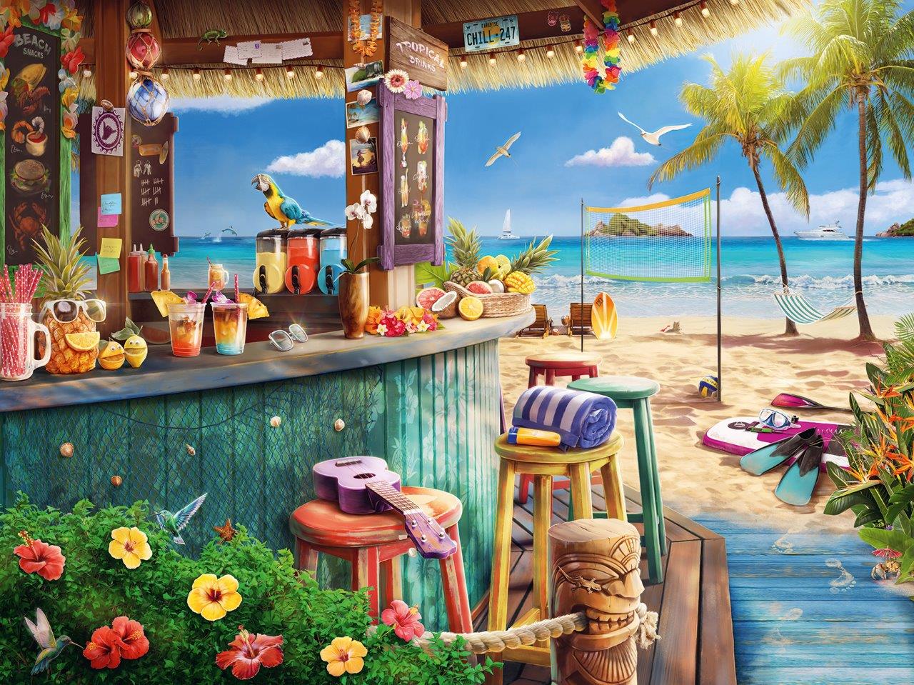 Beach Bar Breezes 1500pc puzzle