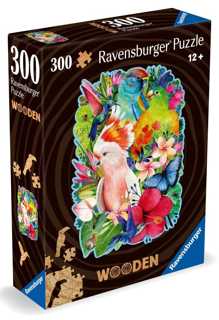 Ravensburger Beautiful Birds 300 Piece Wooden Jigsaw Puzzle