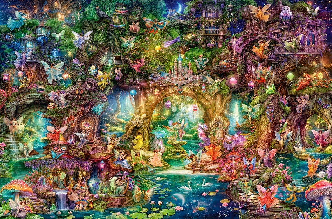 Ravensburger Hidden World of Fairies 4000 Piece Jigsaw Puzzle
