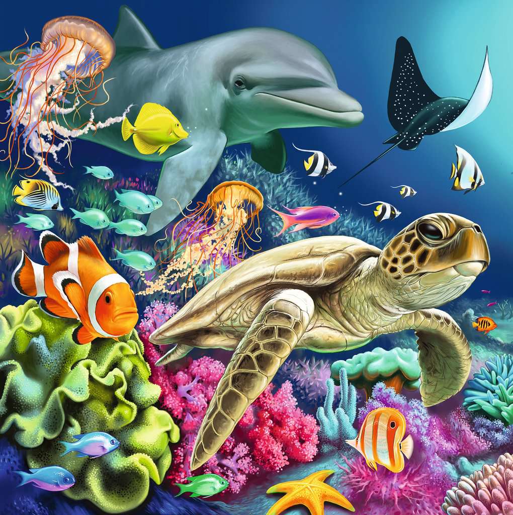 Underwater 3x49pc Puzzle