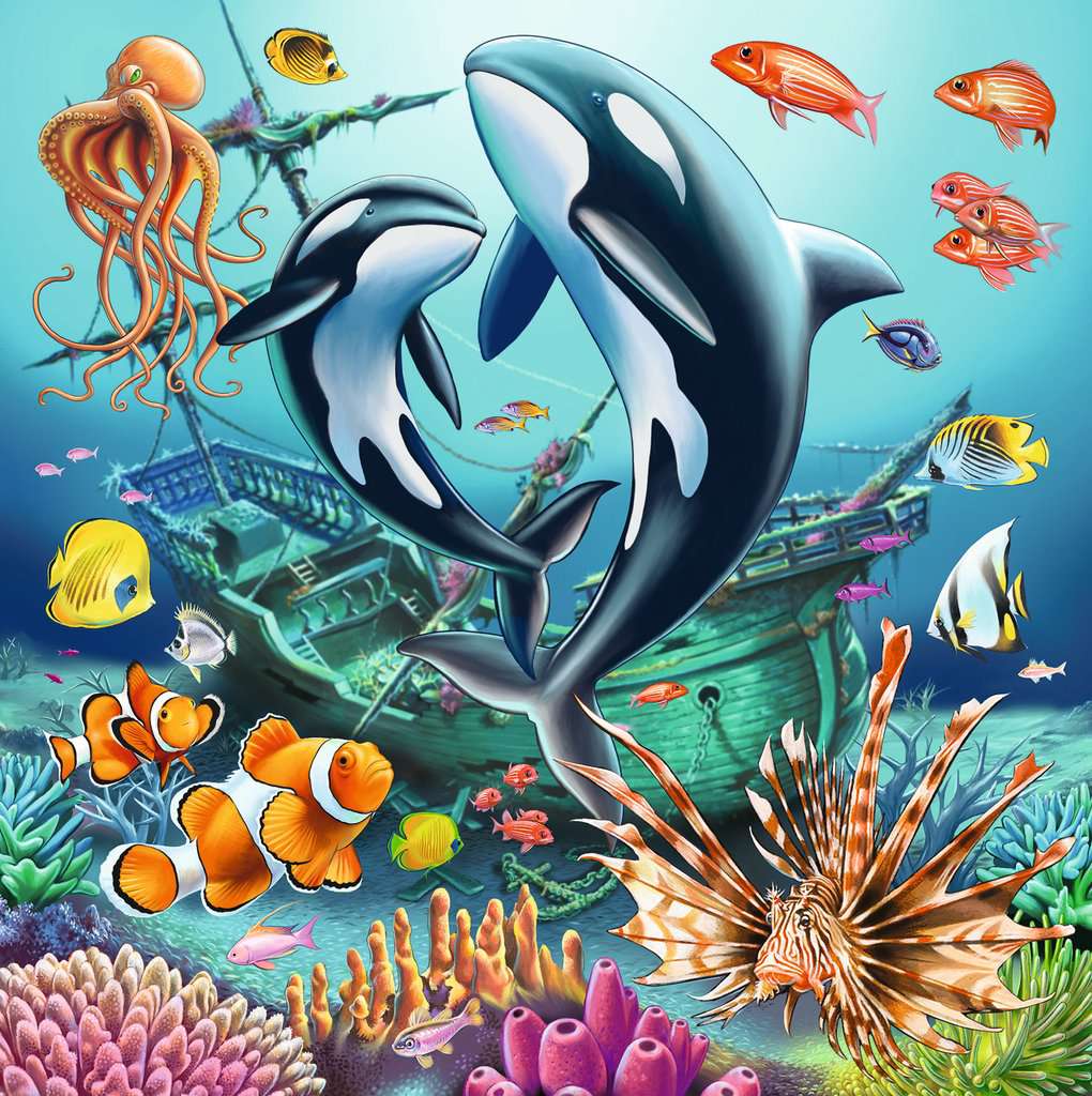 Underwater 3x49pc Puzzle