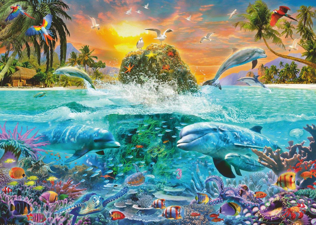 Underwater Island 1000pc puzzle