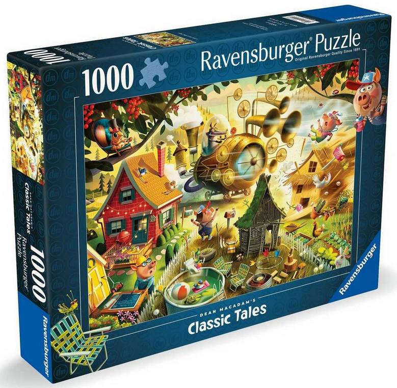 Look Out Little Pigs 1000pc Puzzle