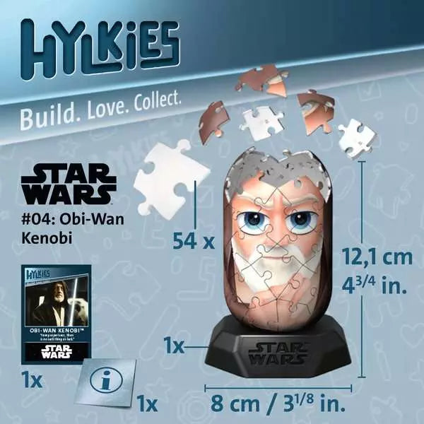 Ravensburger Hylkies Star Wars Obi-Wan Kenobi 3D Jigsaw Puzzle