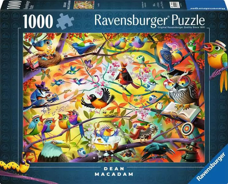 Ravensburger Busy Birdies 1000 Piece Jigsaw Puzzle