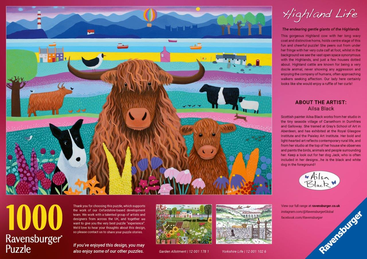 Ravensburger Highland Life 1000 Piece Jigsaw Puzzle