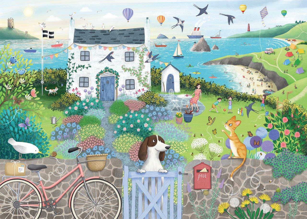 Coastal Cottage 1000pc puzzle