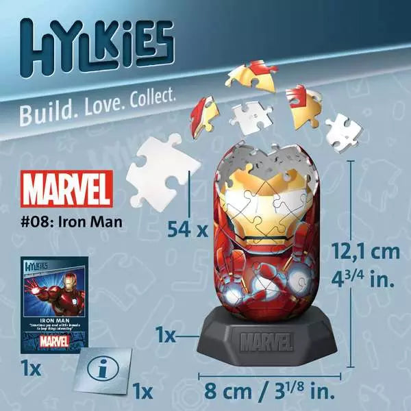 Ravensburger Hylkies Marvel Iron Man 3D Jigsaw Puzzle