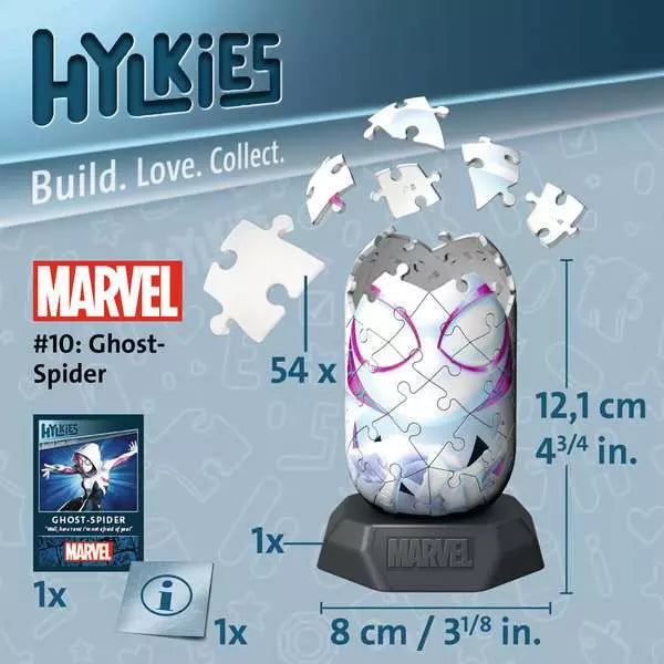 Ravensburger Hylkies  Marvel Ghost Spider 3D Jigsaw Puzzle