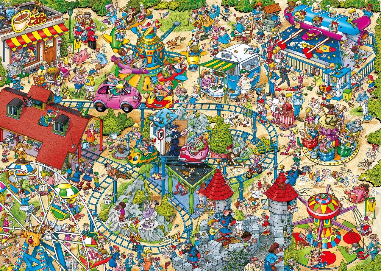 Ravensburger Rays Holiday No.4 Amusement Park 1000 Piece Jigsaw Puzzle
