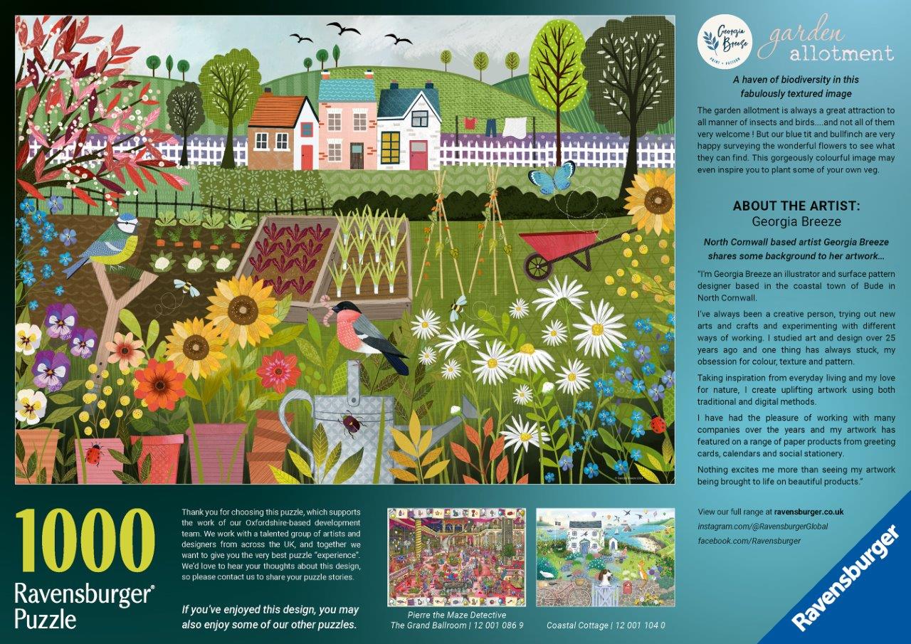 Ravensburger Garden Allotment 1000 Piece Jigsaw Puzzle