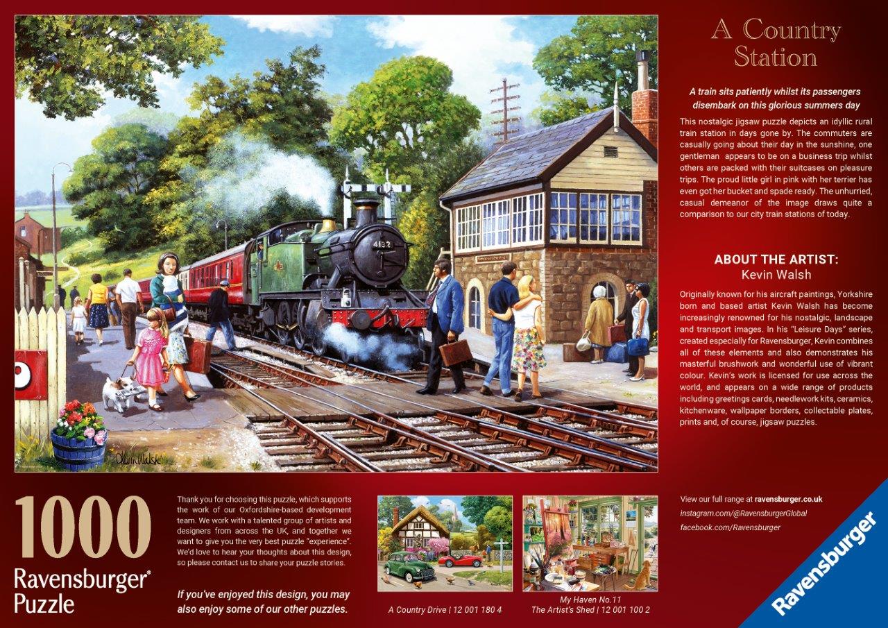 Ravensburger A Country Station 1000 Piece Jigsaw Puzzle