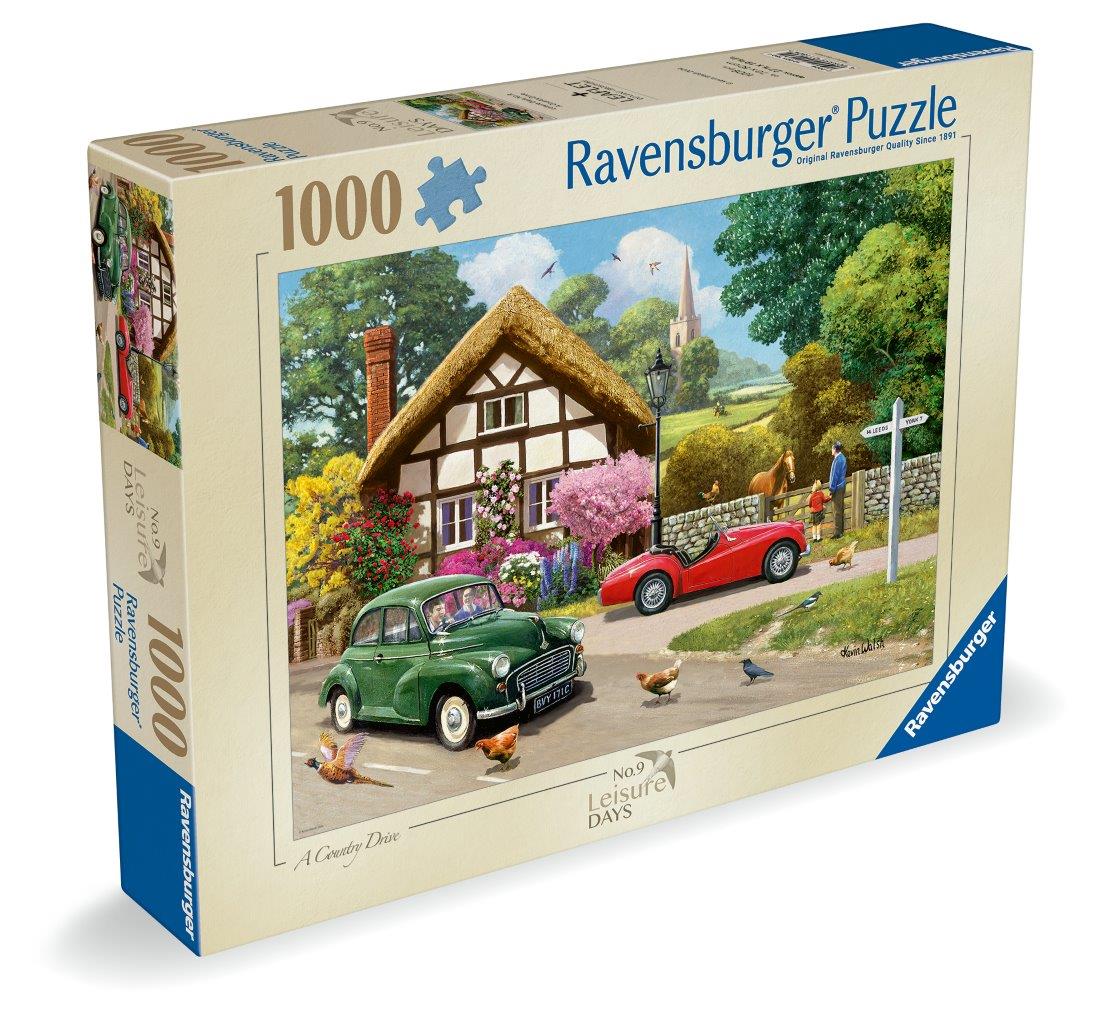 Ravensburger Leisure Days No.9 A Country Drive 1000 Piece Jigsaw Puzzle