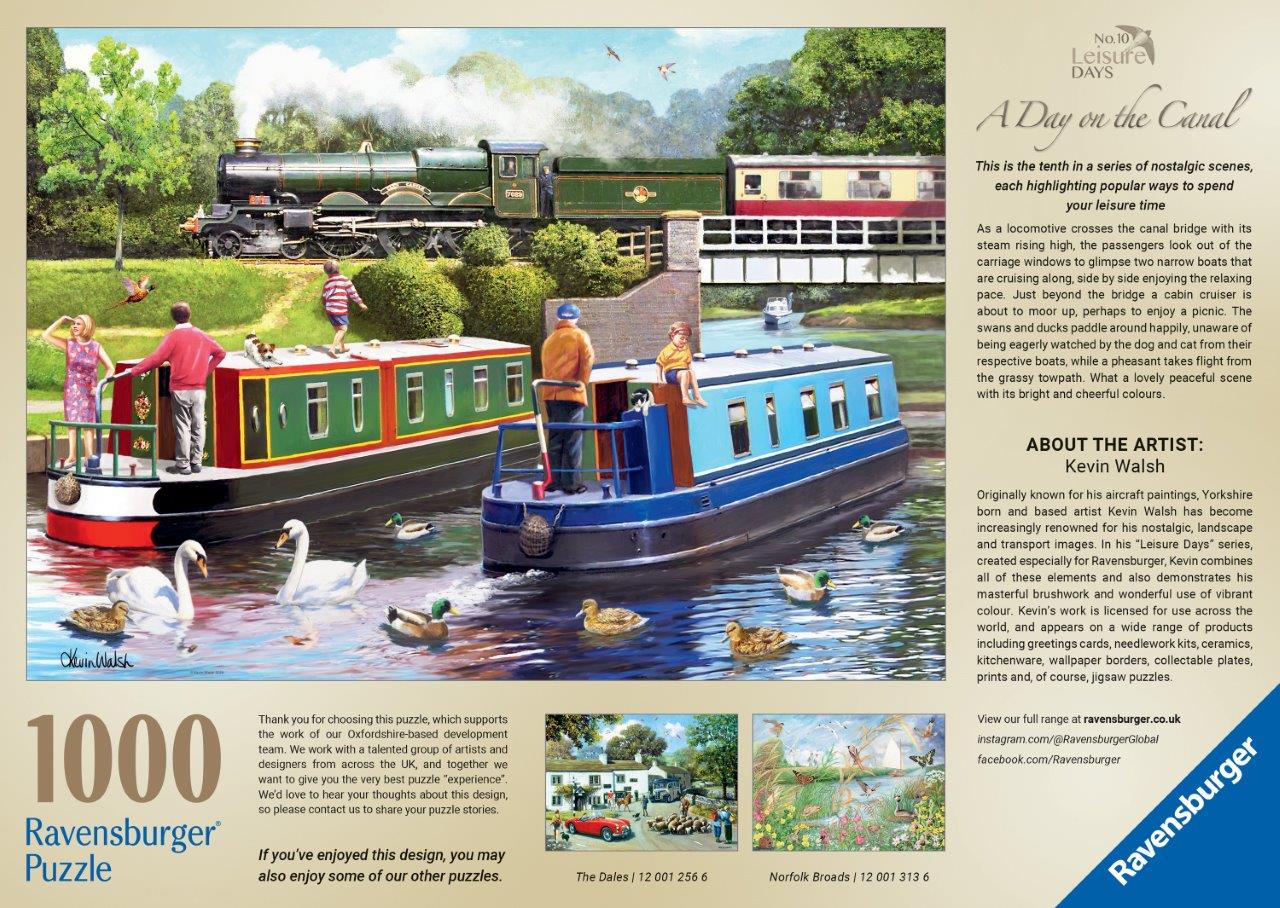 Leisure days No.10, – Day on the Canal, 1000pc
