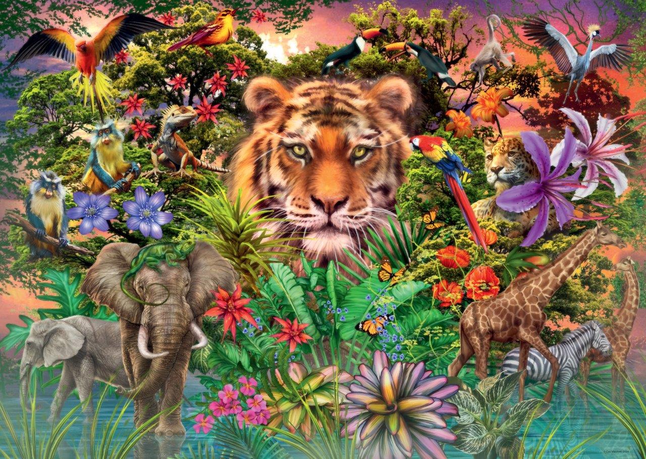 Jungle Tiger, 1000pc