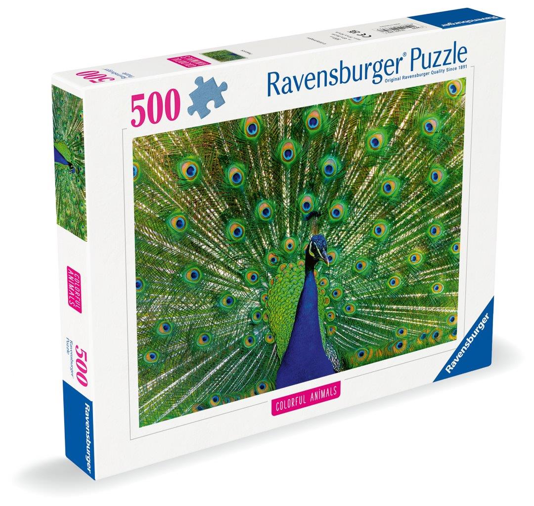 Ravensburger Peacock 500 Piece Jigsaw Puzzle