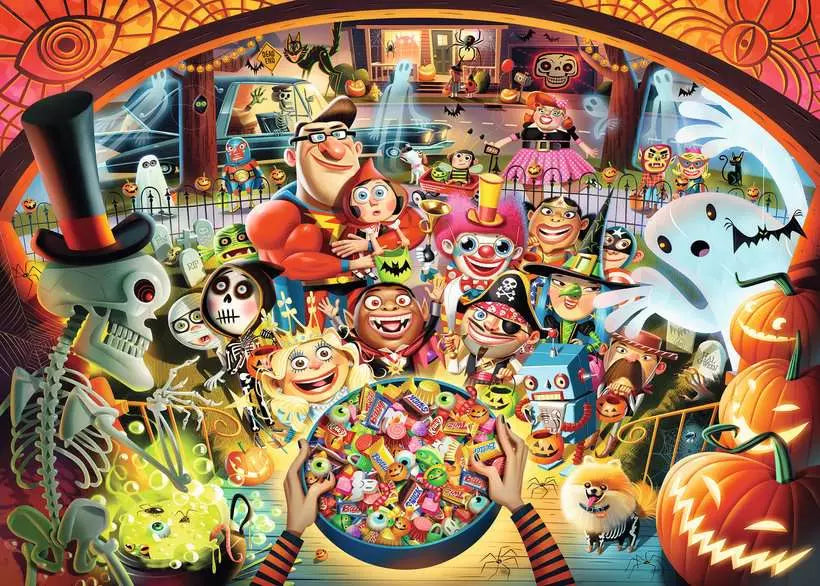 Ravensburger Trick or Treat 1000 Piece Jigsaw Puzzle