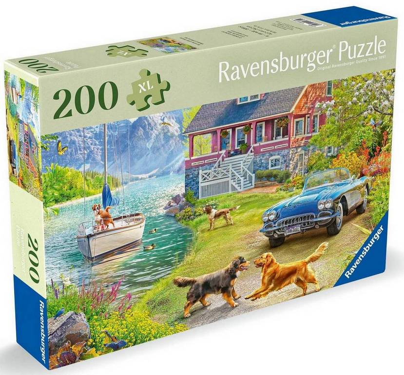Summer Lake House 100pc XL puzzle
