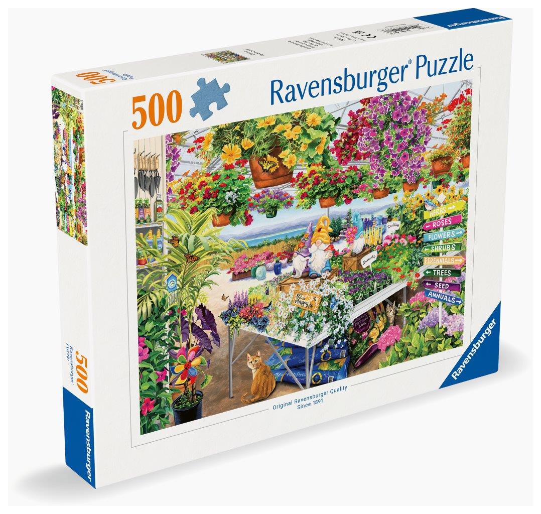 Ravensburger Glorious Garden Center 500 Piece Jigsaw Puzzle