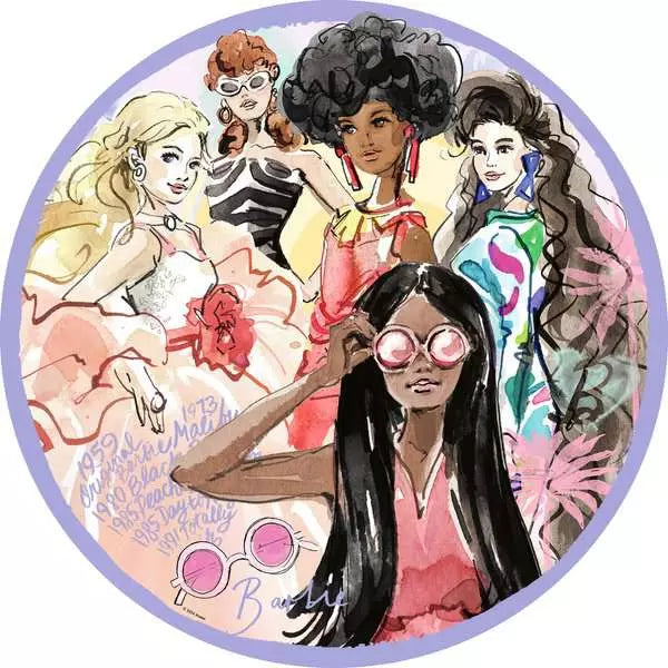 Ravensburger Barbie Circular 500 Piece Jigsaw Puzzle