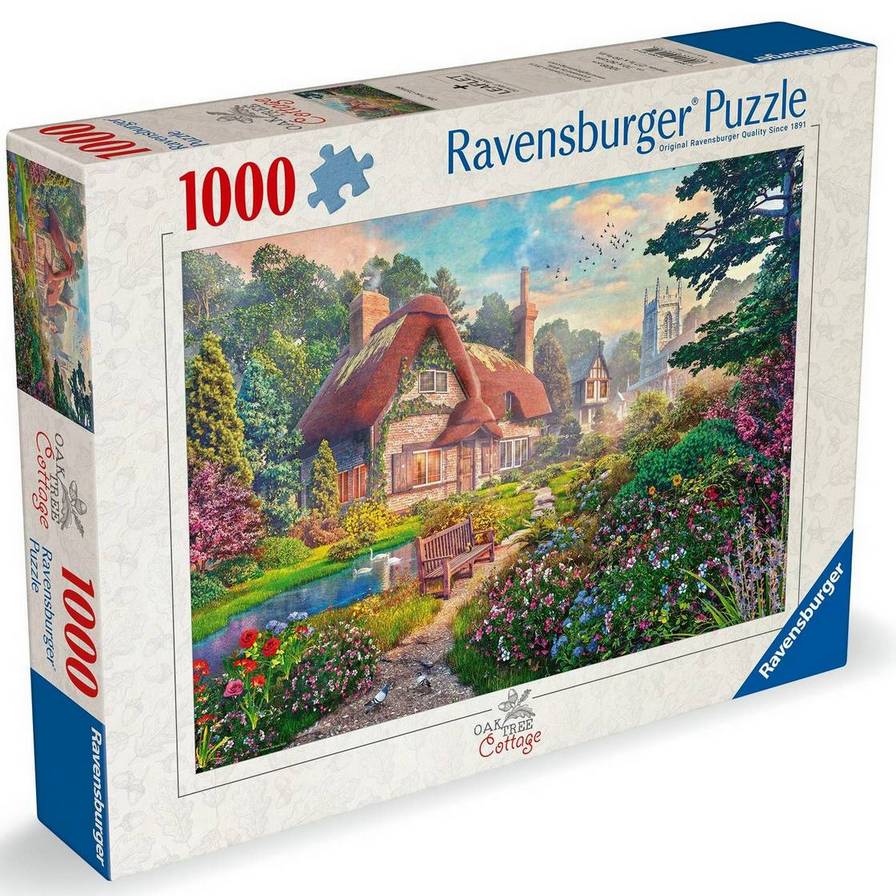 Ravenburger Oak Tree Cottage 1000 Piece Jigsaw Puzzle