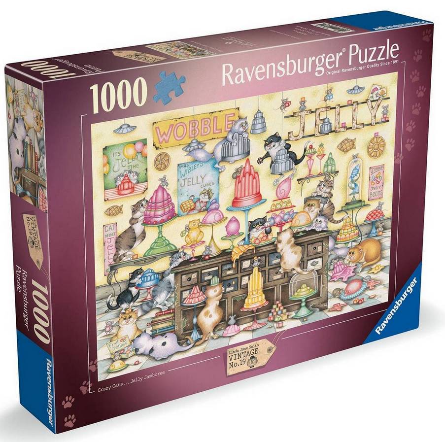 Crazy Cat's Jelly Jamboree 1000pc Puzzle