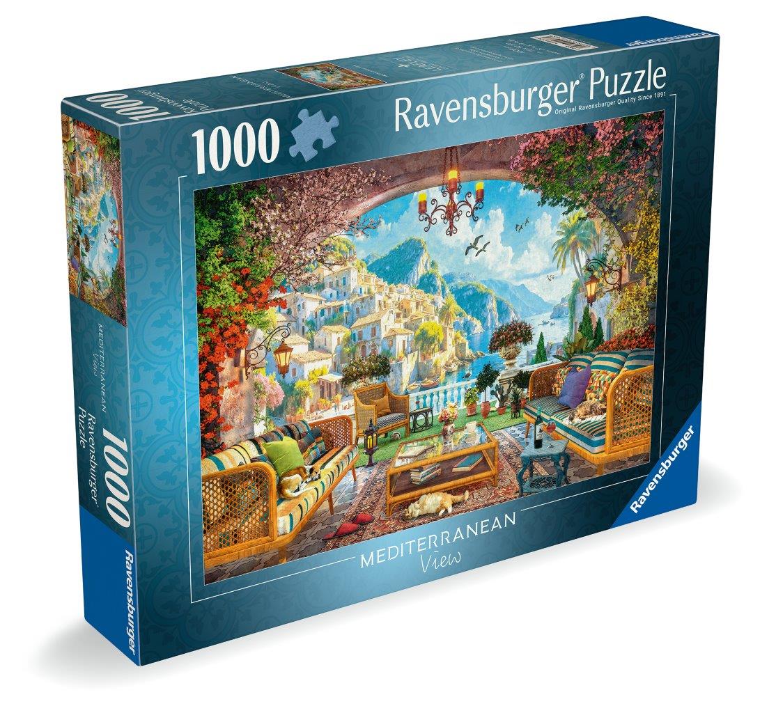 Ravensburger Mediterranean Terrace View 1000 Piece Jigsaw Puzzle