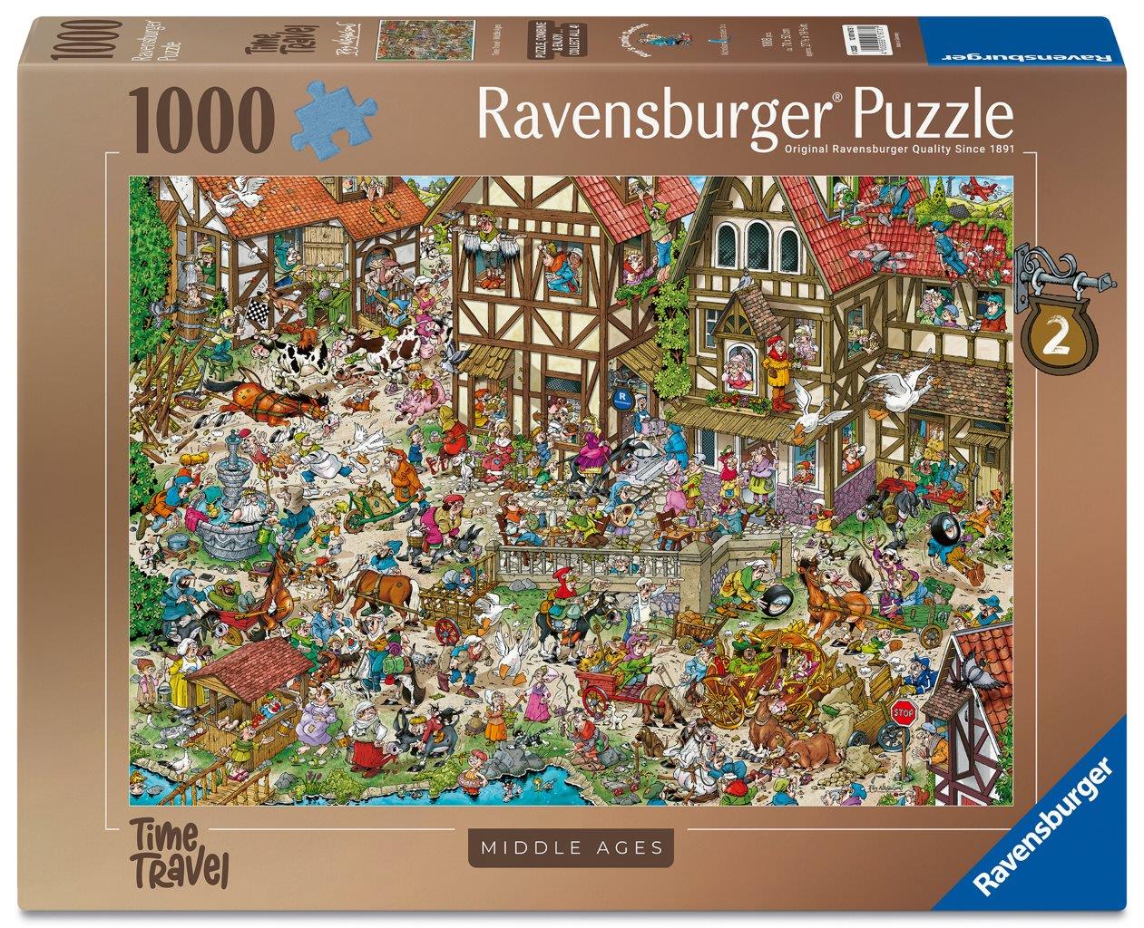 Ravensburger Ray's Comic Series Time Travel 2 1000 Piece Jigsaw Puzzle