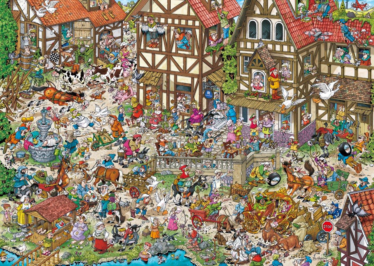 Ravensburger Ray's Comic Series Time Travel 2 1000 Piece Jigsaw Puzzle