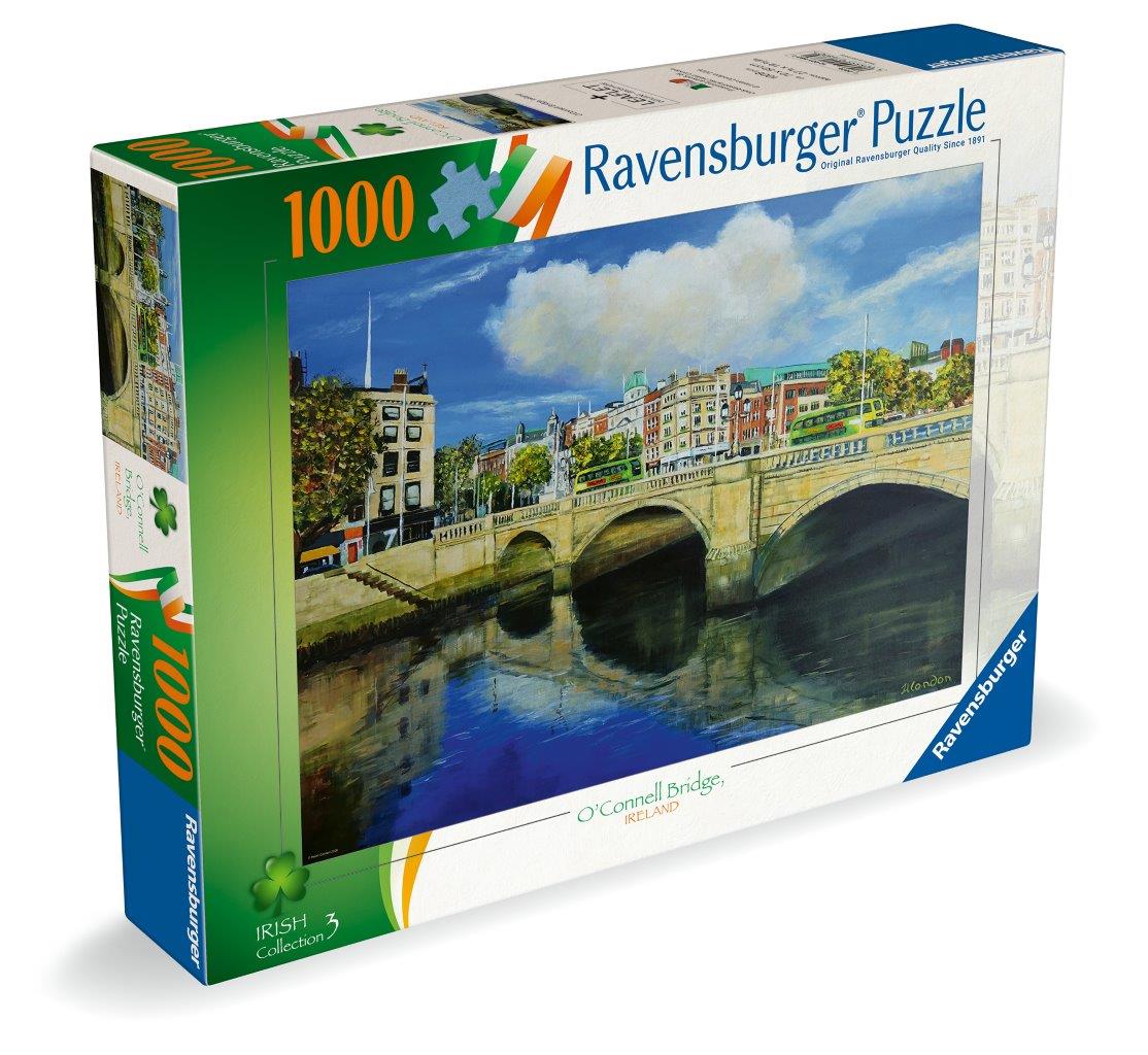 Ravensburger O'Connell Bridge Ireland 1000 Piece Jigsaw Puzzle