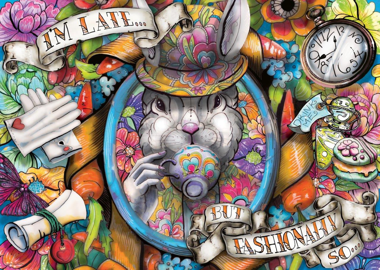 Ravensburger Fashionably Late 1000 Piece Jigsaw Puzzle