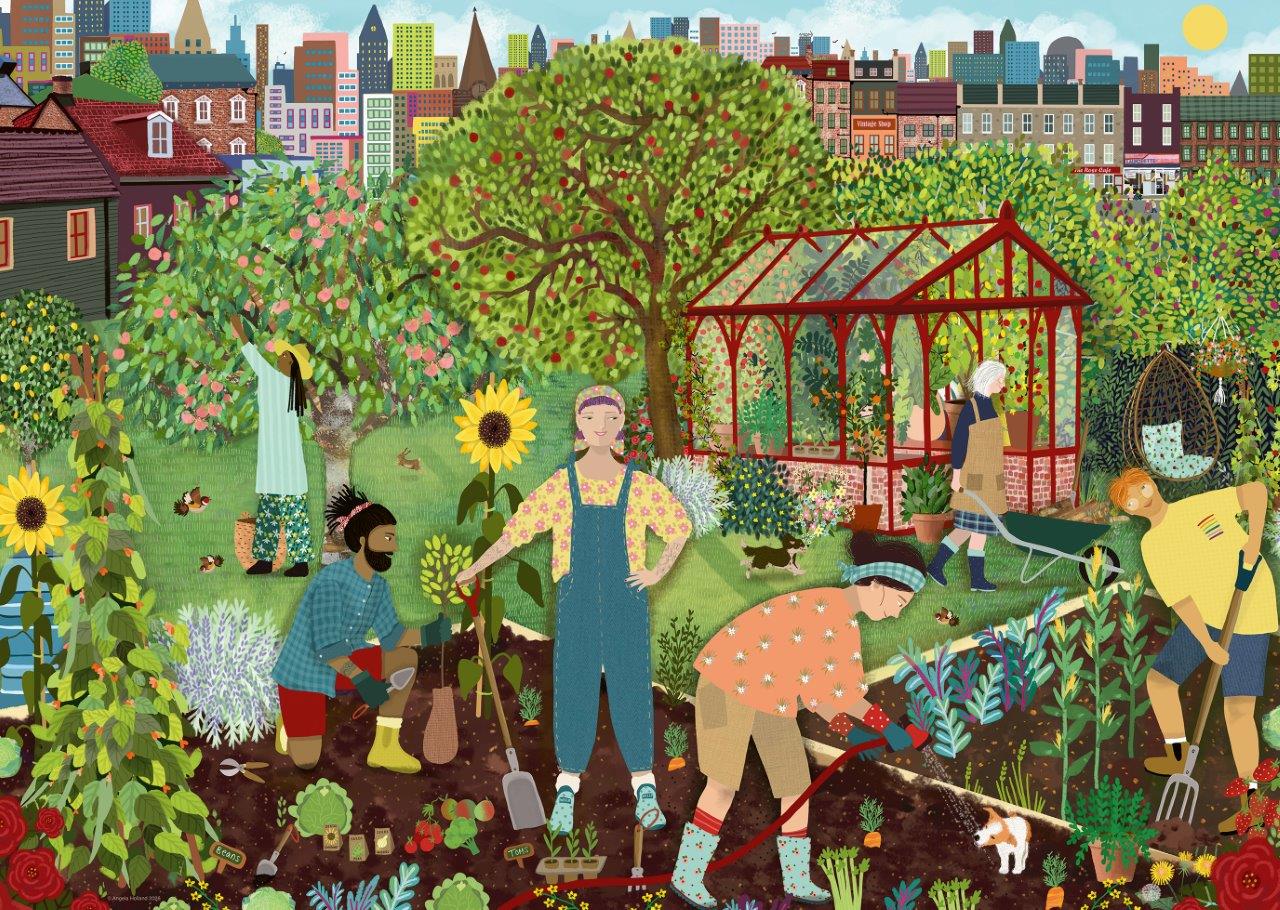 Ravensburger The Allotment 1000 Piece Jigsaw Puzzle