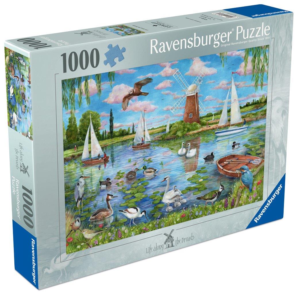 Ravensburger Life along the Broads 1000 Piece Jigsaw Puzzle