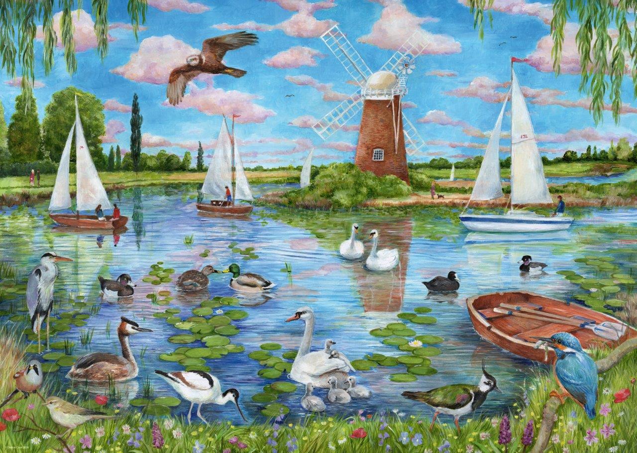 Ravensburger Life along the Broads 1000 Piece Jigsaw Puzzle