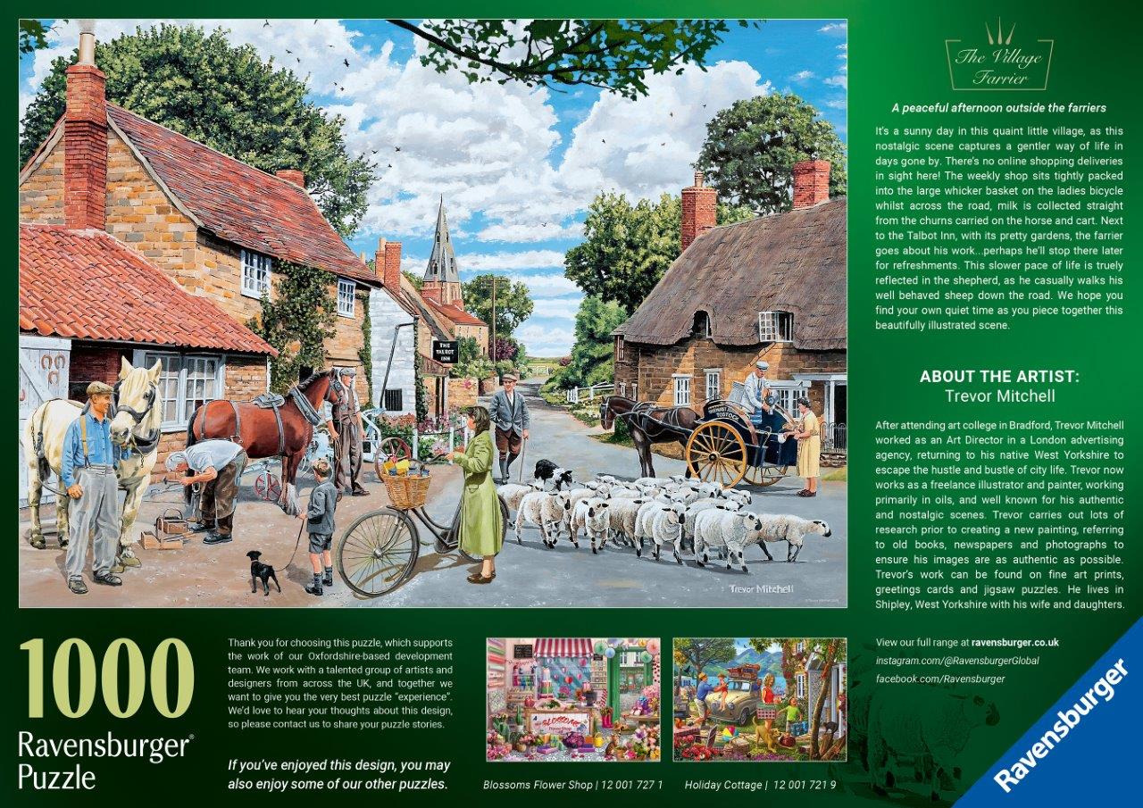 Ravensburger The Village Farrier 1000 Piece Jigsaw Puzzle