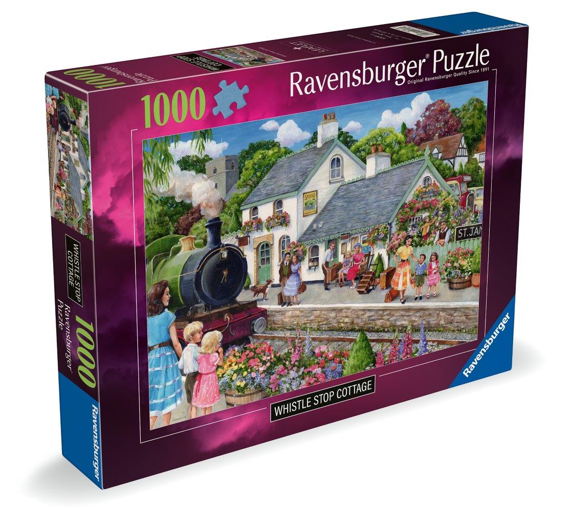 Ravensburger Whistle Stop Cottage 1000 Piece Jigsaw Puzzle