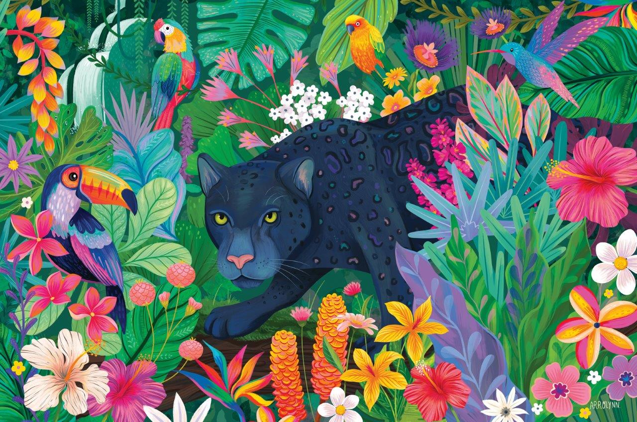 Ravensburger Panther in Flower Jungle 3000 Piece Jigsaw Puzzle