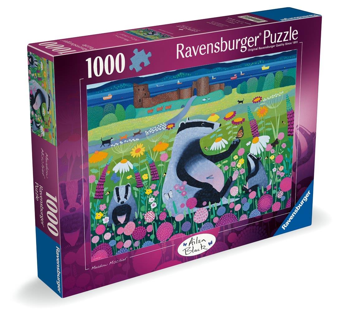 Ravensburger Meadow Mischief 1000 Piece Jigsaw Puzzle