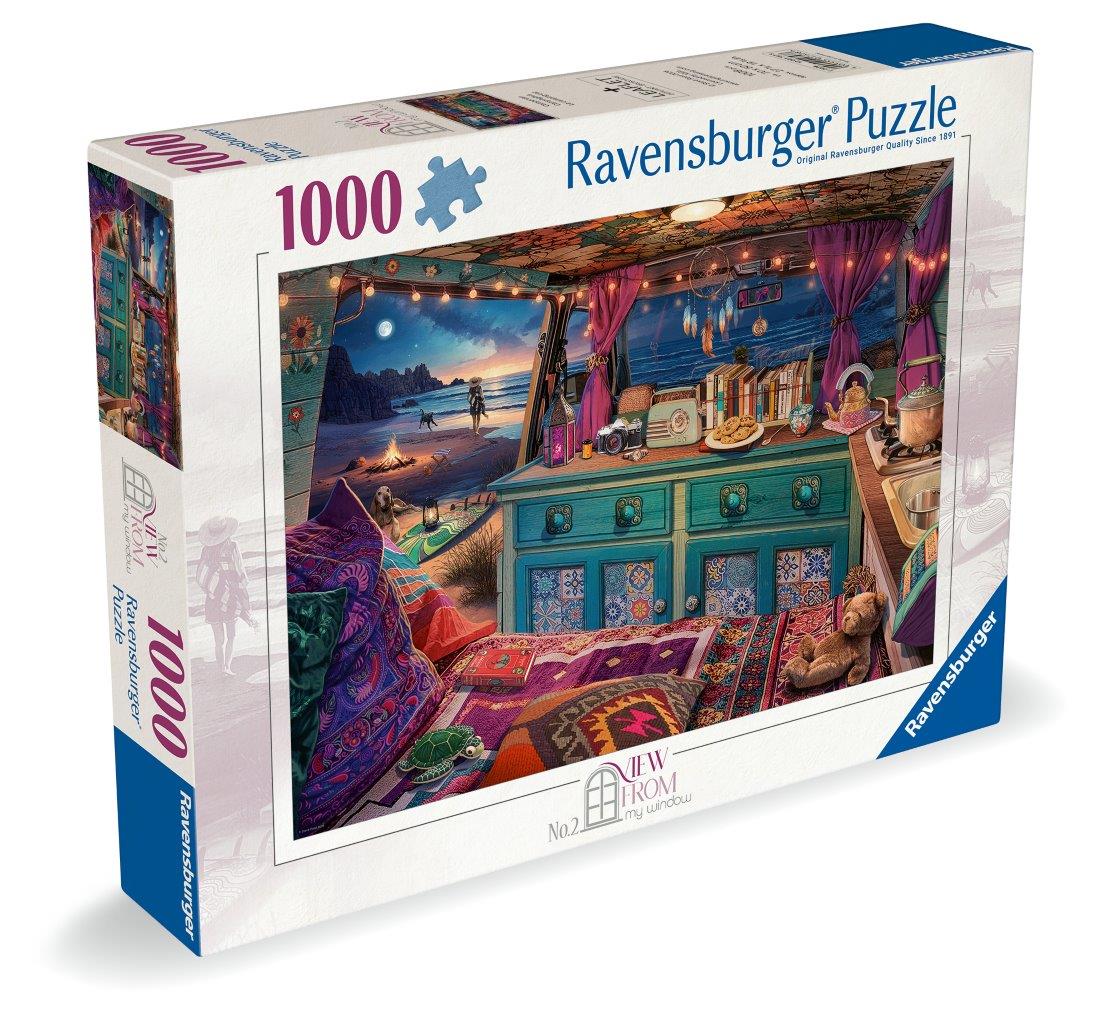 Ravensburger View from My Window No.2 Campervan 1000 Piece Jigsaw Puzzle