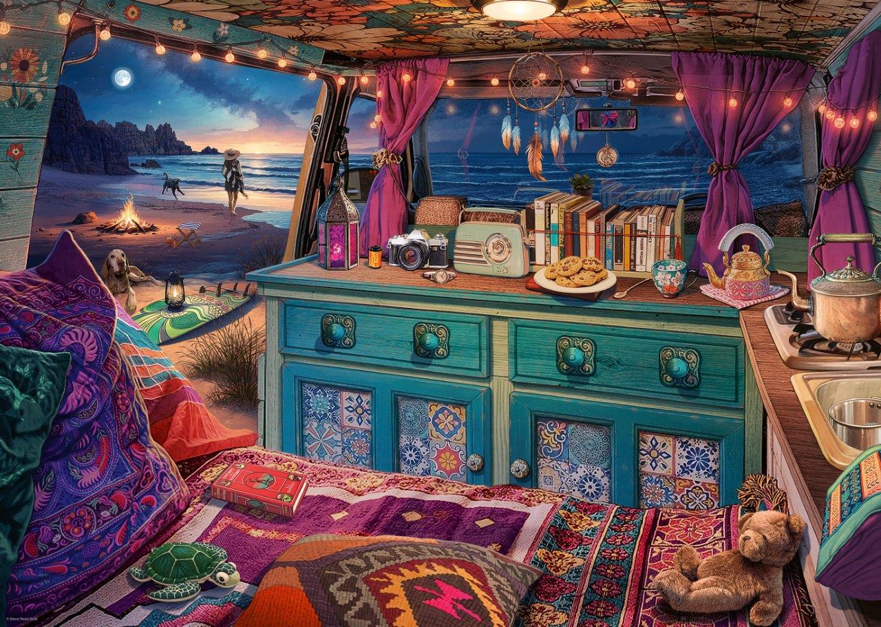 Ravensburger View from My Window No.2 Campervan 1000 Piece Jigsaw Puzzle