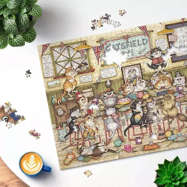 Ravensburger Crazy Cats at the WI 1000 Pieces Jigsaw Puzzle